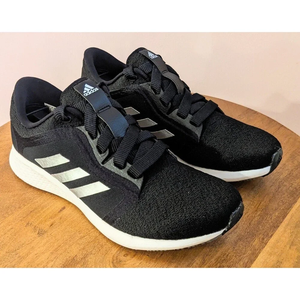 Adidas Women's Size 9.5 Edge Lux 4 Running Shoes Black White G58480